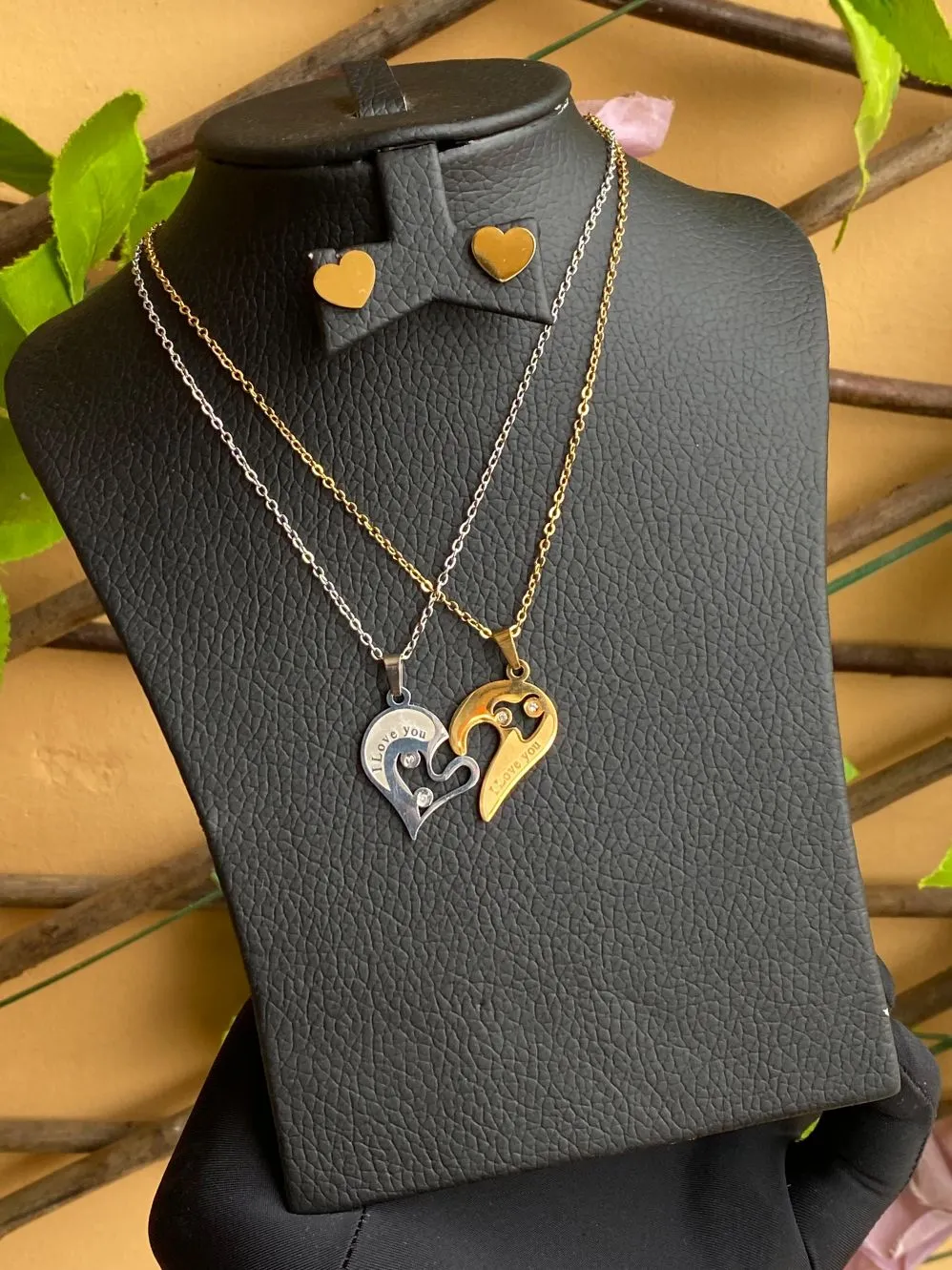 3 pc set stainless steel jewellery