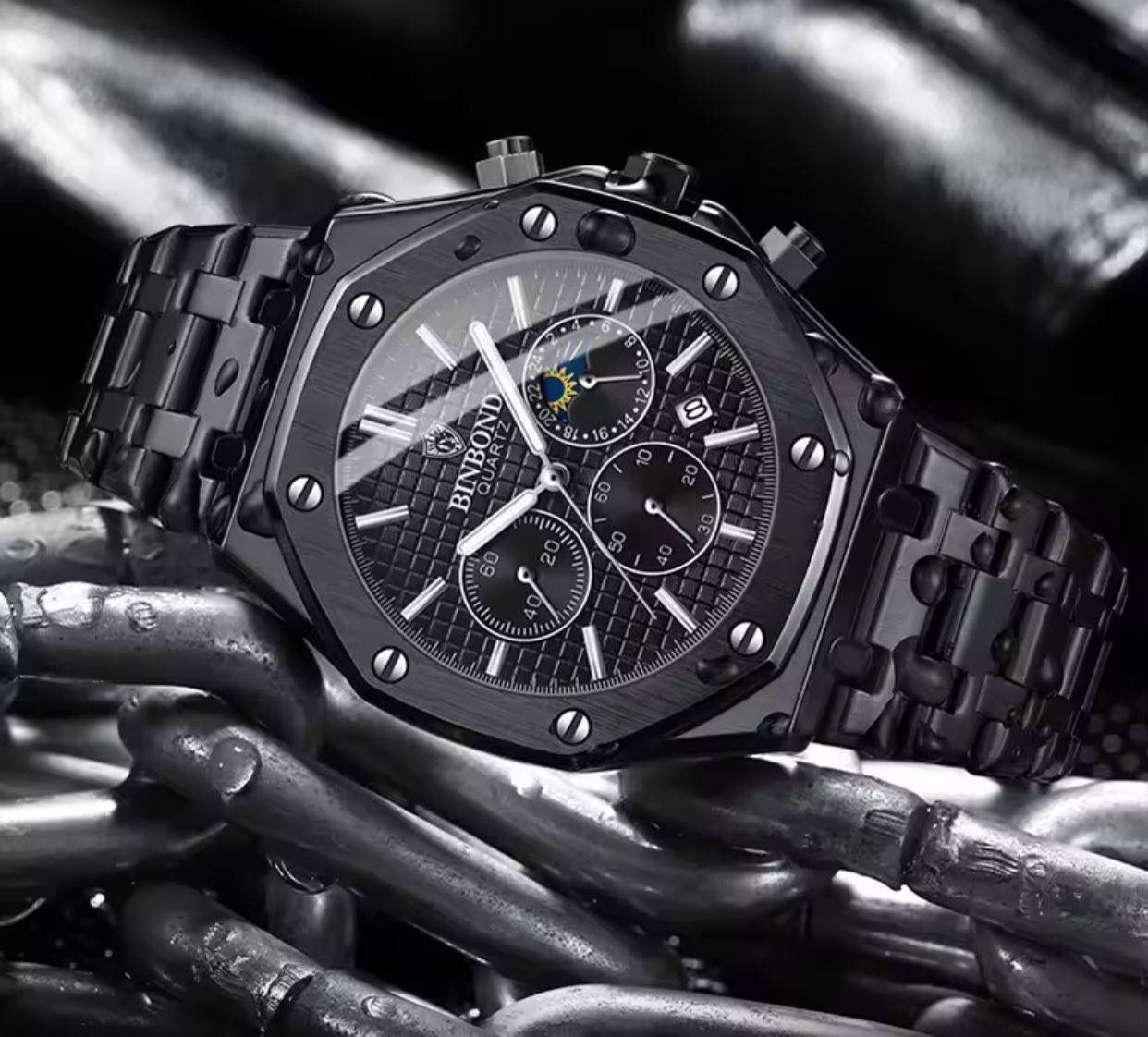 binbond chronograph gents watch #0161
