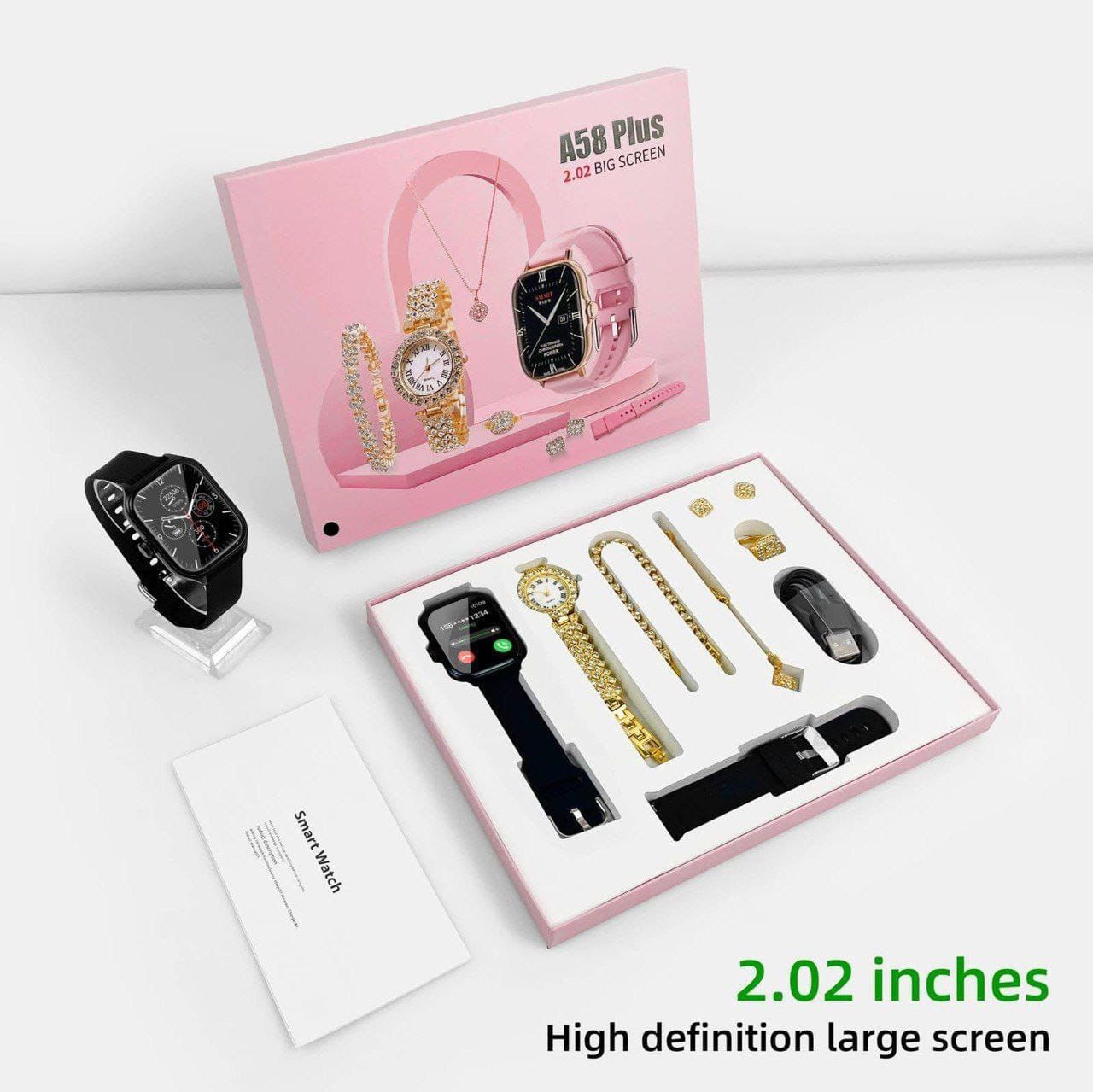ladies smartwatch set a58 plus