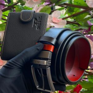 Leather Belt x Wallet Combo