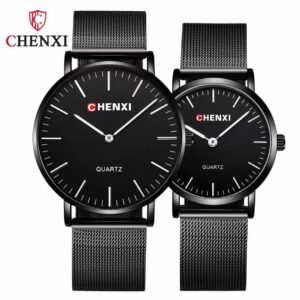 CHENXI MESH STRAP COUPLE WATCHES