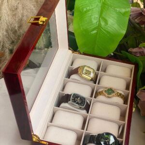 WOODEN EXECUTIVE WATCH ORGANIZERS